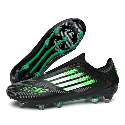 New Men Football Boots Training Match Sport Futsal Indoor Cleats Comfortable Adult Soccer Shoes Grass Ultralight Sport Non-Slip
