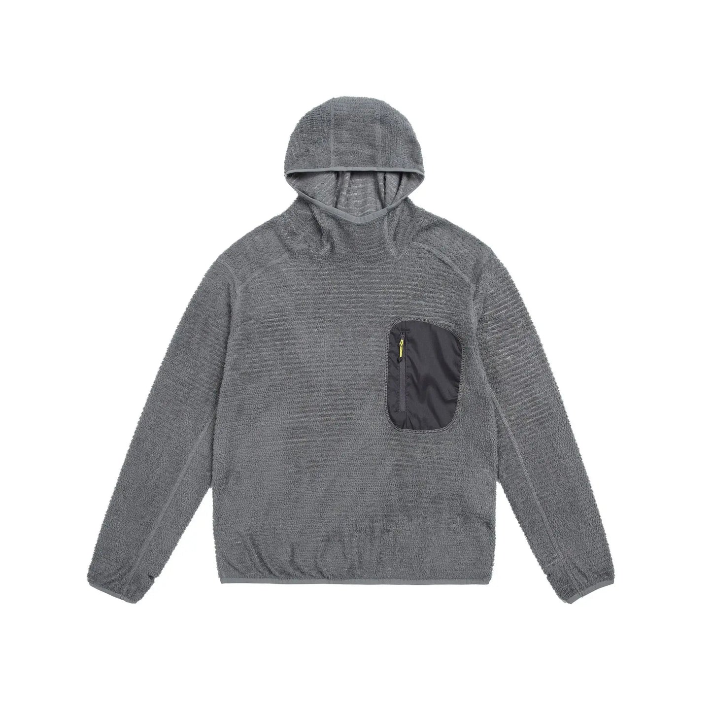 All Season 190g Ultra-light Breathable Thermal Hoodie, Urban Outdoor Techwear Mid-layer with Thumbholes & Zip Pocket