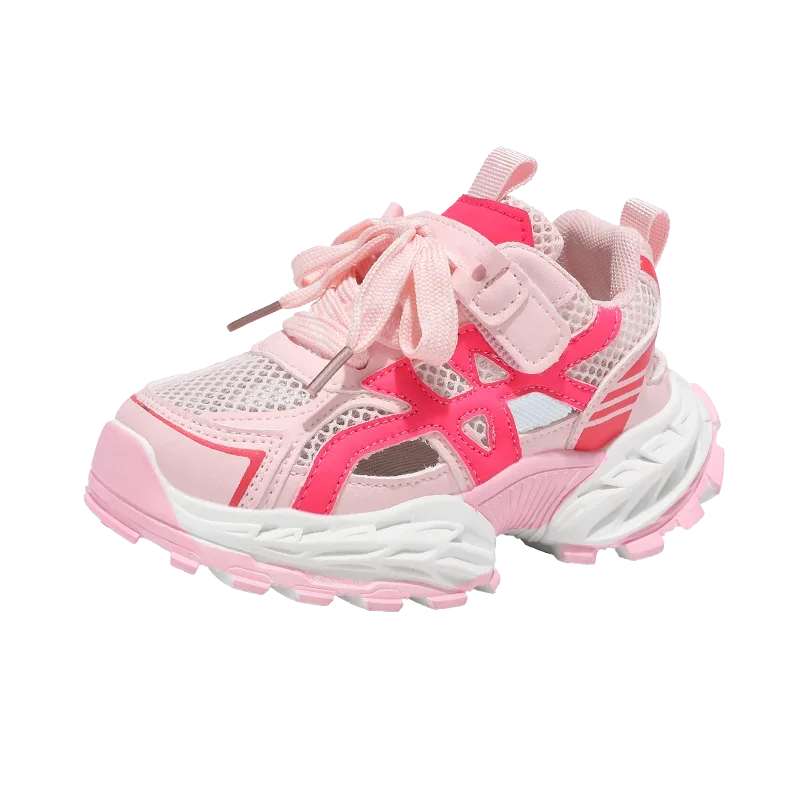 Fashion Kids Soft Chunky Running Sports Shoes Children's Sneakers Boy Spring Summer Mesh Girls School Causal Basketball Shoes