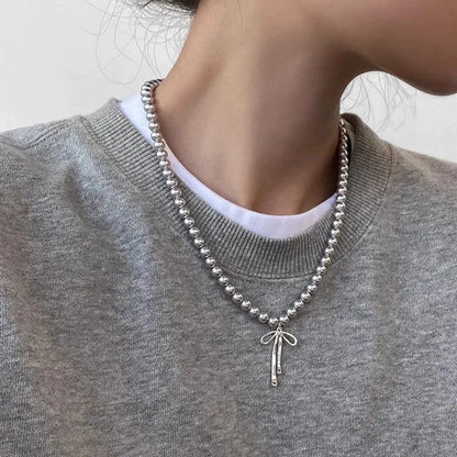 Elegant Irregular Imitation Pearl Beads Necklace for Women Vintage Party Wedding Tassels Choker Fashion Jewelry Accessories Gift