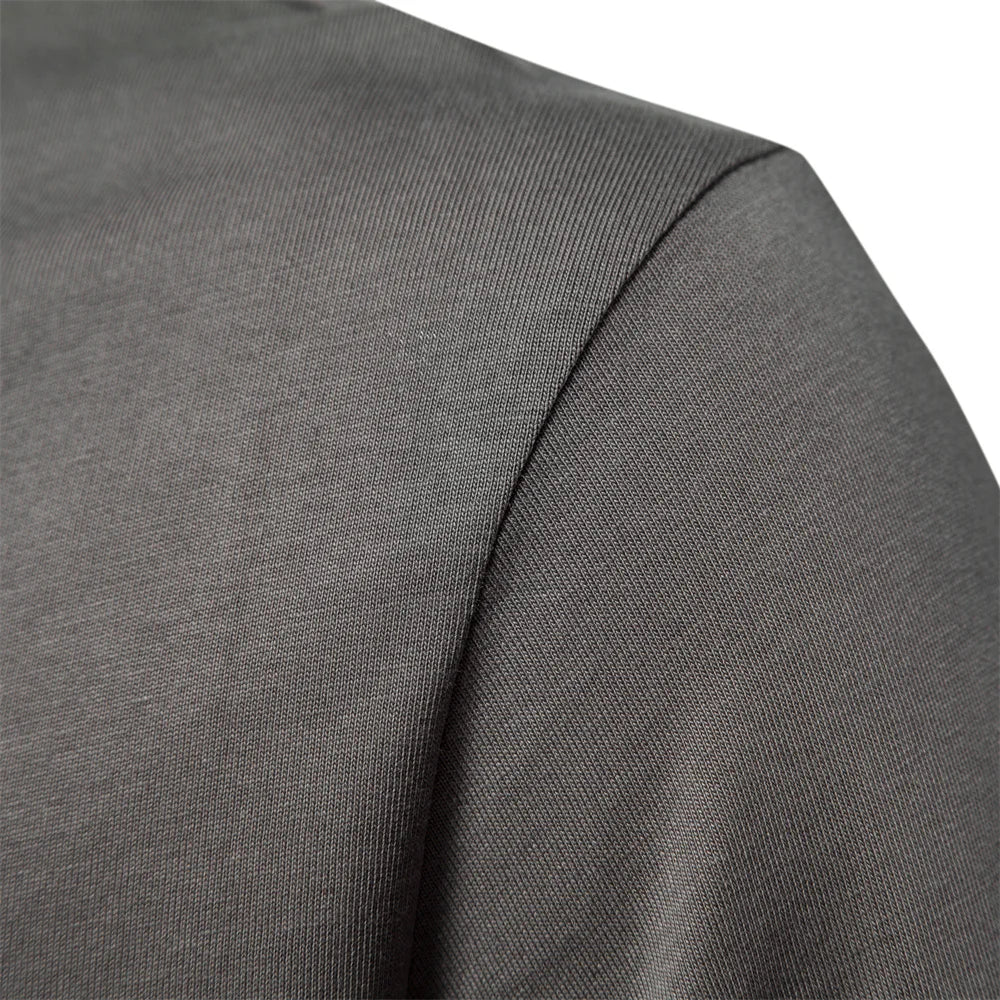 Brand Long Sleeve Men's Polo Shirts 100% Cotton Solid Color Casual Polo Shirts for Men New Sping Autumn Basic Polos Men