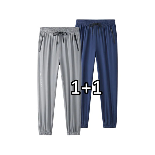 2-piece set Summer Thin Casual Sports Jogging Pants for Men Casual Trousers Man Fishing Joggers Y2k Football Sweatpants Gym Man