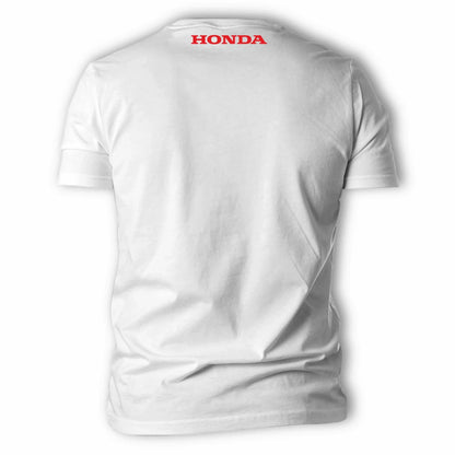 2026 Men's and Women's T-shirts, Summer Y2K Style, Honda Racing High-End Pure Cotton Short-Sleeve Shirts