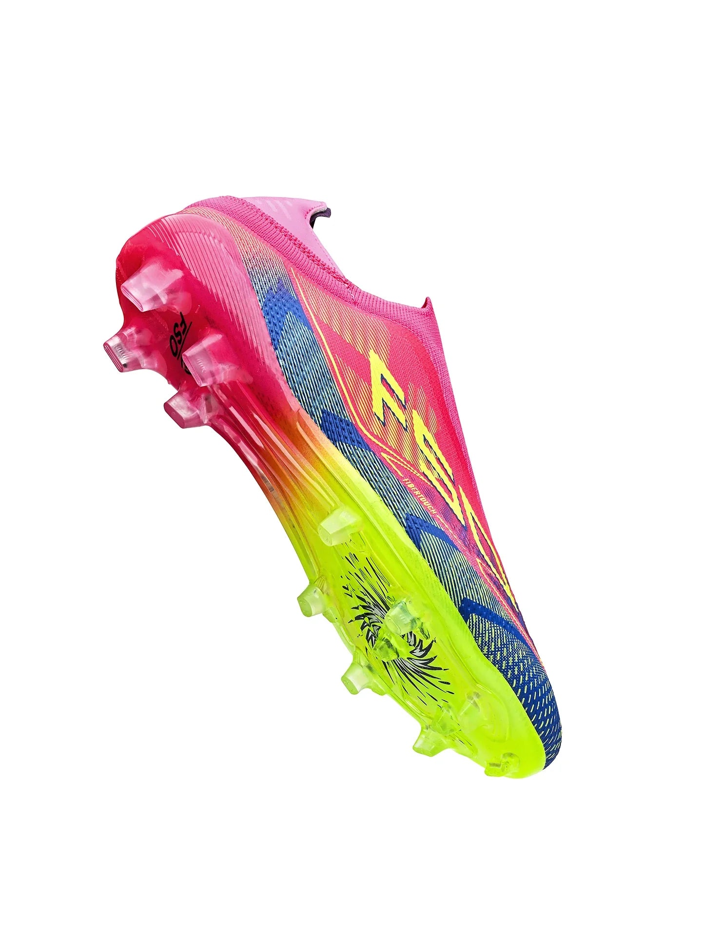 Lightweight AG/FG Long Nail Soccer Shoes，PU Fabric Stitching Upper，TPU Wear-resistant Sole，Quality Reliable for Youth Men Women