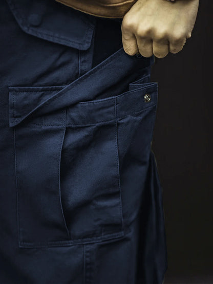 Vintage M51 multi-pocket tactical pants, men's pure cotton cargo pants, outdoor casual long pants for spring, autumn and winter