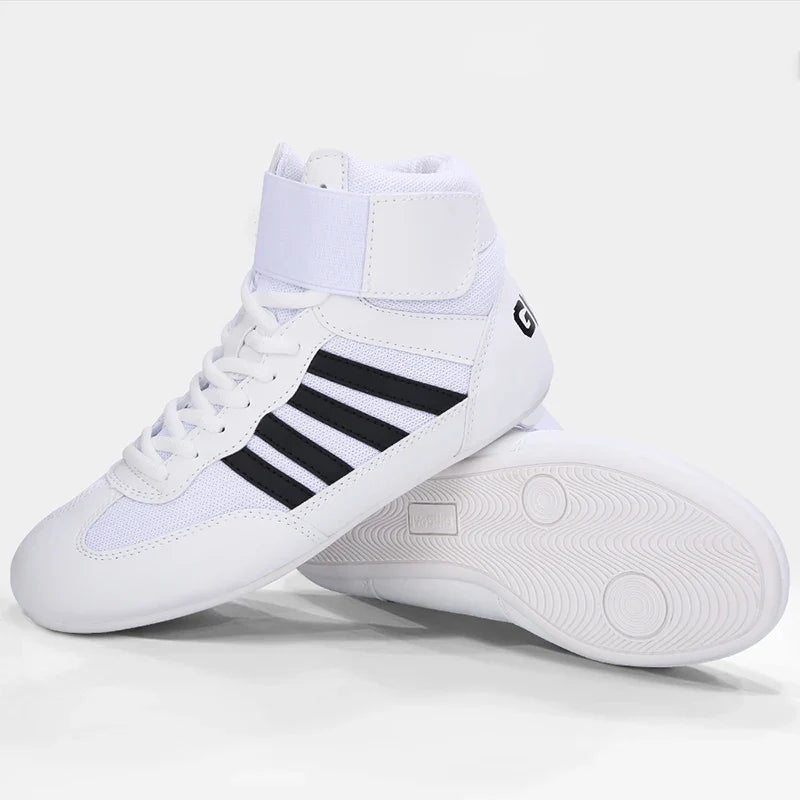 Botas de luta profissional masculinas e femininas 5 cores Sapatilhas de boxe Casal Antiderrapante Tênis Botas de luta masculinas respiráveis