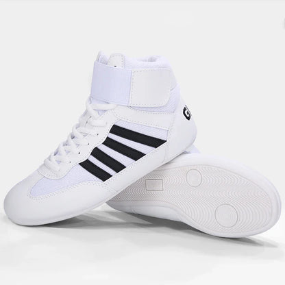 Botas de luta profissional masculinas e femininas 5 cores Sapatilhas de boxe Casal Antiderrapante Tênis Botas de luta masculinas respiráveis