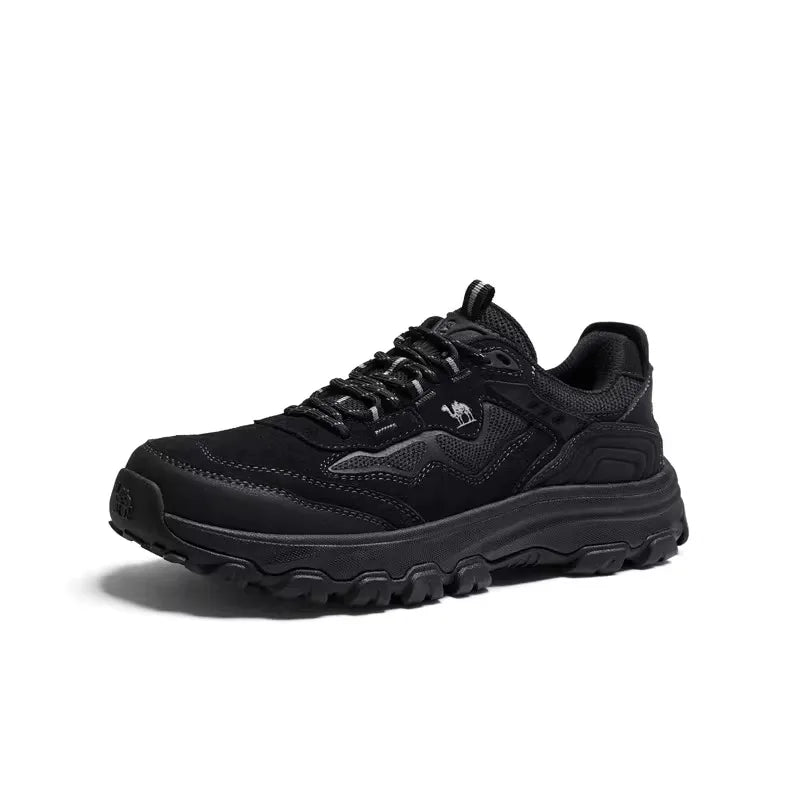 Hiking Shoes for Men Waterproof Outdoor Low-top Hiking Boots Leather Men's Trekking Shoes Walking Male Sneakers New
