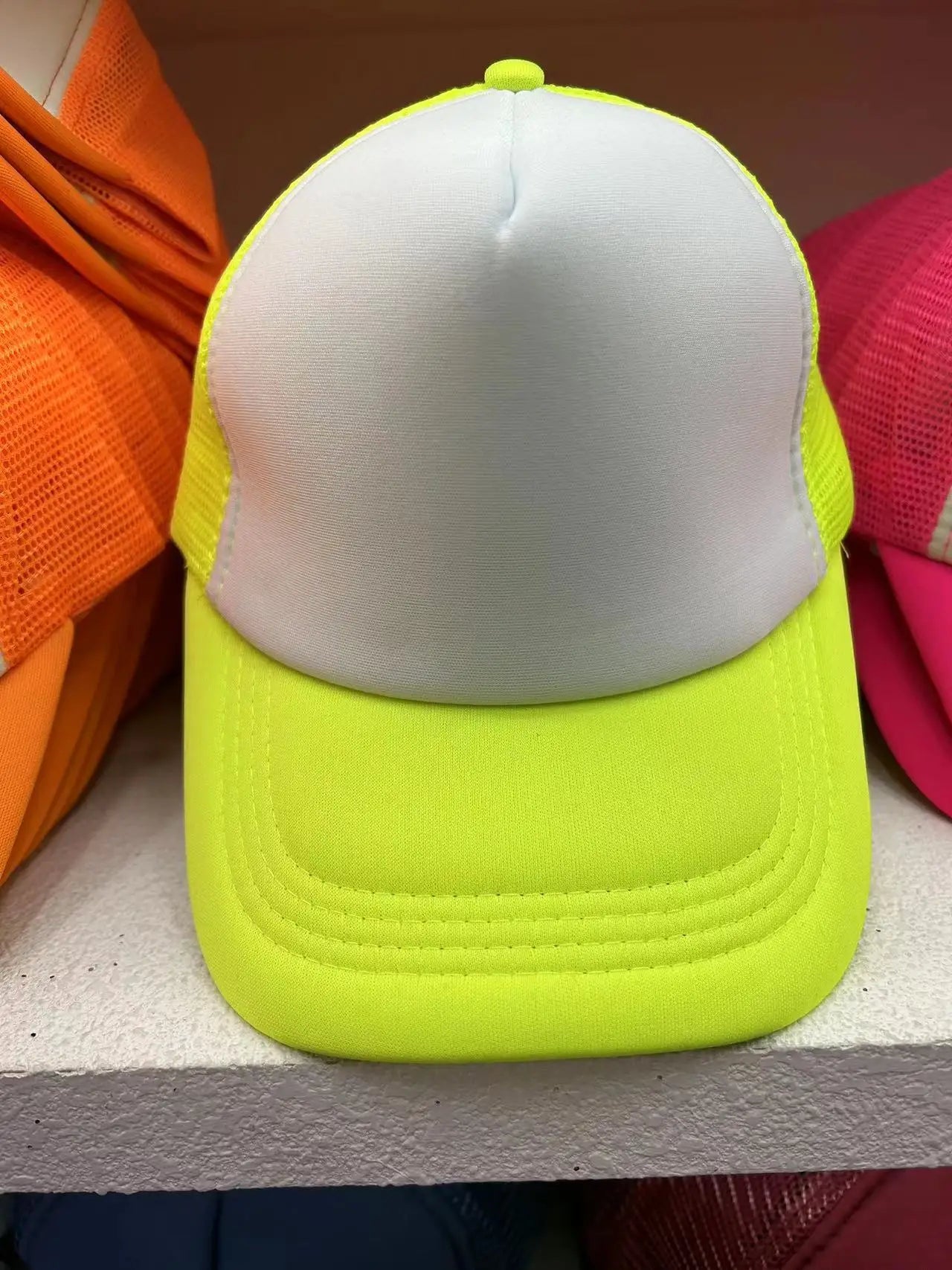 50 Color Unisex SummerTrucker Hat For Adult Net Baseball Cap Men Women Polyester Blank Mesh Adjustable Sun Hat Visor
