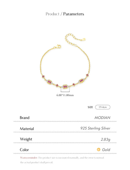 925 Sterling Silver Exquisite Retro Crown CZ Bracelets Gold Color Adjustable Link Chain Bracelets For Women Jewelry