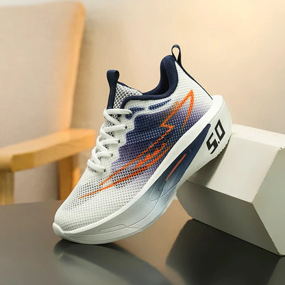 Single net children's shoes, boys' sports shoes, breathable girls' running shoes and outdoor basketball shoes in summer