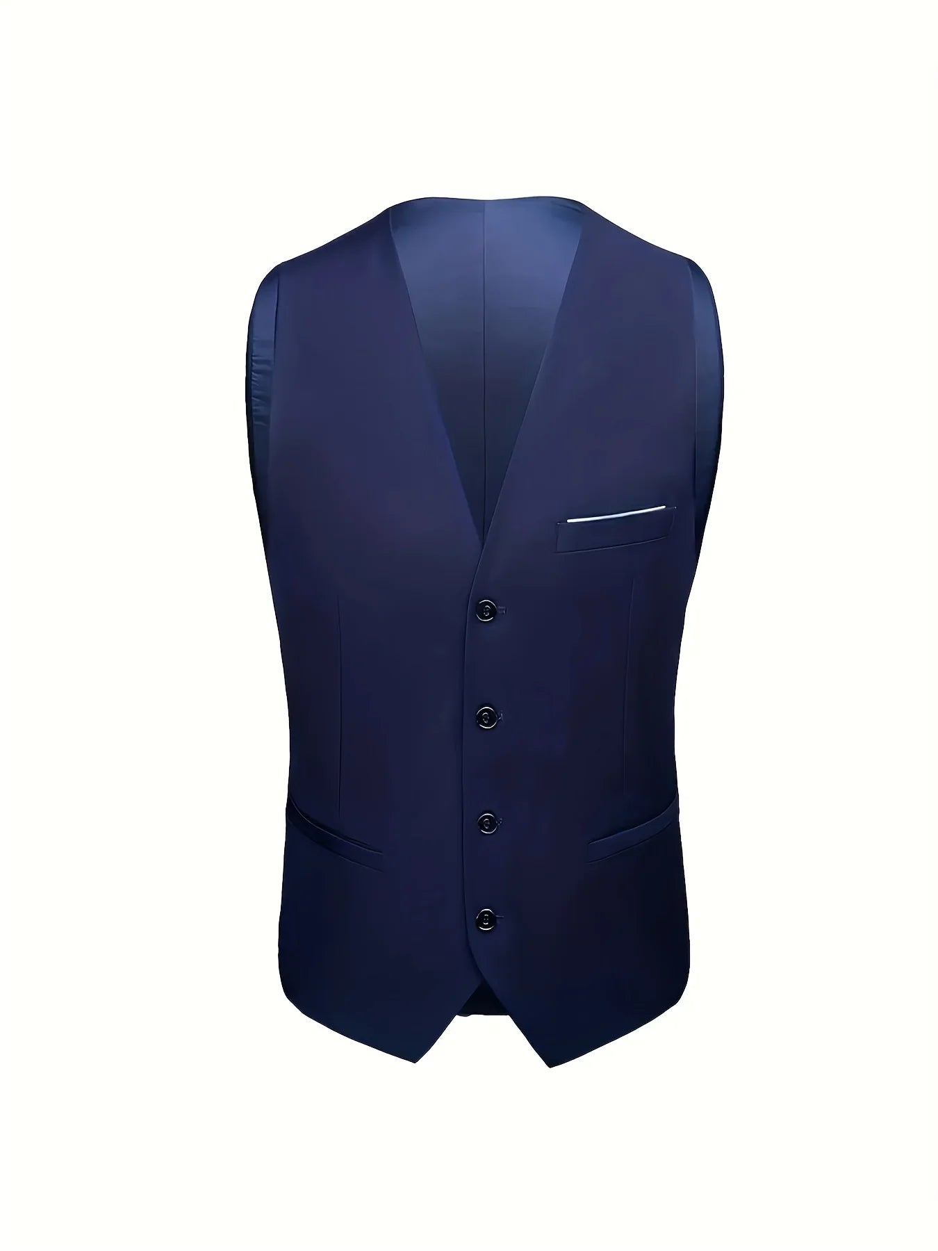 Men's 3pcs Suit Set, Jacket + Vest + Pants, Fashionable, Suitable for Weddings, Parties and Formal Occasions