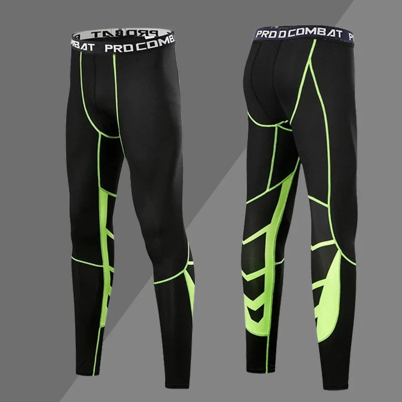 Mens Compression Sweatpants Male Tights Sport Pants for Gym Fitness Running Joggings Workout Trousers Dry Fit Leggings