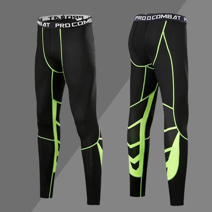 Mens Compression Sweatpants Male Tights Sport Pants for Gym Fitness Running Joggings Workout Trousers Dry Fit Leggings