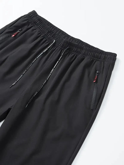 2 Pieces Men's Casual Pants Stretch Elastic Waist Jogger Korean Classic Blue Black Gray Male Brand Trousers Plus Size