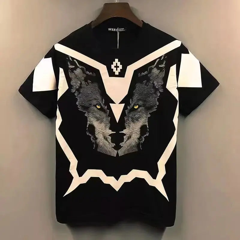 Summer New Print Loose Short Sleeve T-Shirt