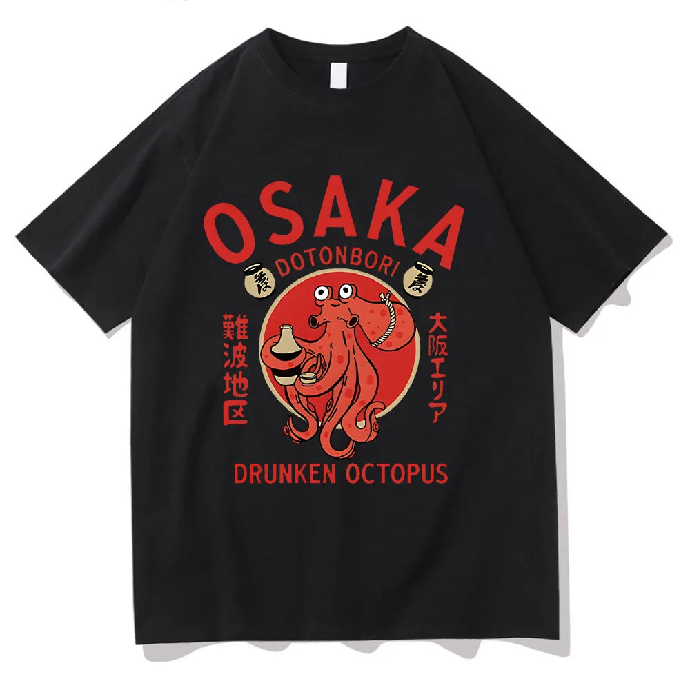 T-shirts Japanese Food Funny Cotton Tee-shirts Summer Fanshion Women Men Tops Vintage  Aesthetic