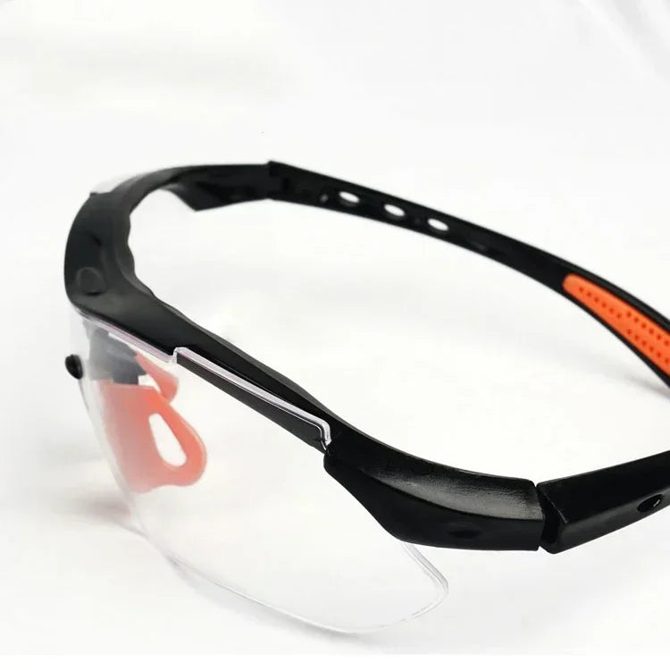1/6PCS Safety Goggles Eye Glasses for Cycling Working Women Men Clear Eye Sand Prevention Anti-Splash Wind Dust Proof Eyewears