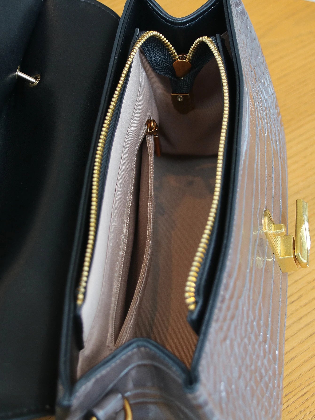 2025 new retro blue snake-shaped high-grade handbag fashion luxury luxury handbag lightweight large-capacity one-shoulder messen