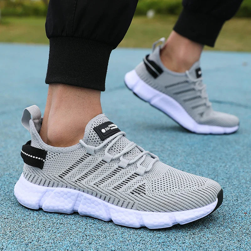 Men Mesh Breathable Casual Shoes Comfortable Fashionable Versatile Outdoor Exercise Shoes