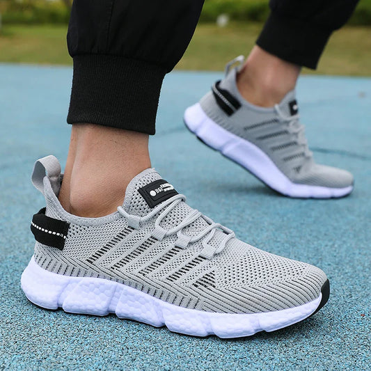 Men Mesh Breathable Casual Shoes Comfortable Fashionable Versatile Outdoor Exercise Shoes