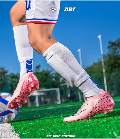 New Men Professional Unisex Soccer Shoes Sport Ultra-light Football Boots Cleats Grass Non-slip Training Match FG/TF