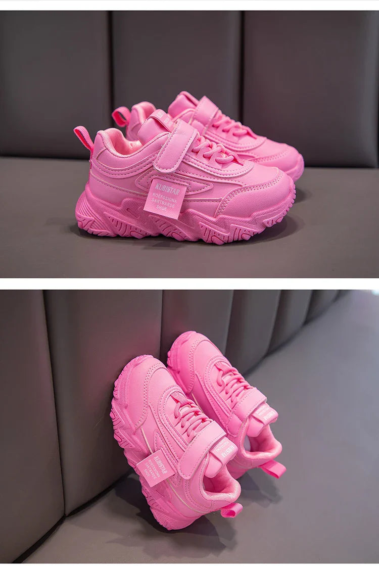 2024 Autumn New Kids Sneakers Children Casual Sneakers for Boys Girls Classic Soft Anti-skid Fashion Sports Running Shoes Tide