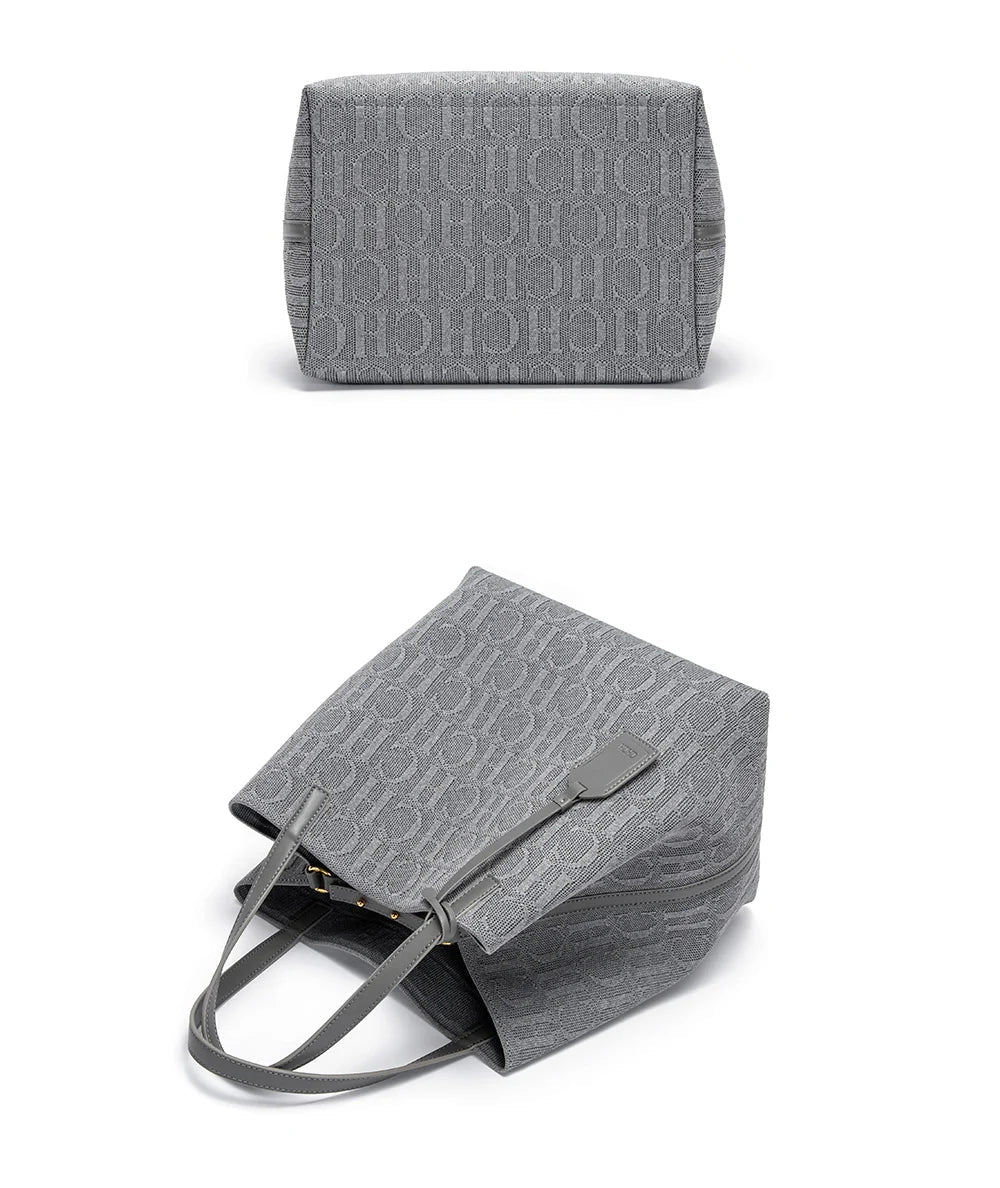 Fashionable Classic New Solid Color Outer Bag Women's Handbag Exquisite Handcrafted Weaving Large Capacity Handbag