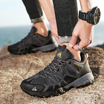 Breathable Cushioning Nonslip Sneakers Men's Hiking Shoes Running Trekking Sneakers Outdoor Mountain Sports Shoes for Men