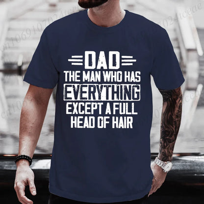 Men Funny Dad T Shirt T-Shirts Clothing Casual Short Sleeve Graphic Printed Tees Fashion Hip Hop Streetwear Father Gift Tops