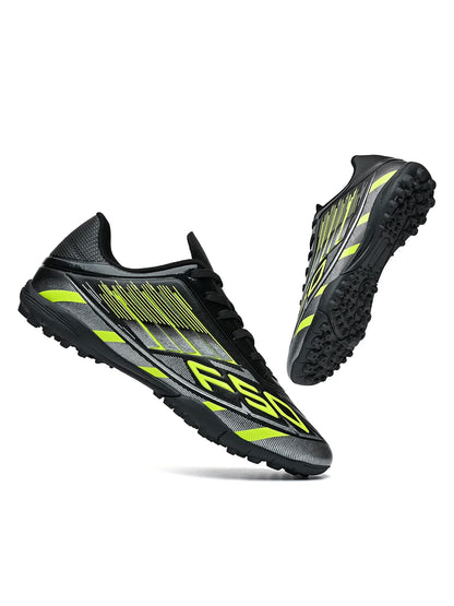 Men Women Kids TF Turf Soccer Cleats Training Wear Non-Slip Wear-Resistant PU Fabric Rubber Sole