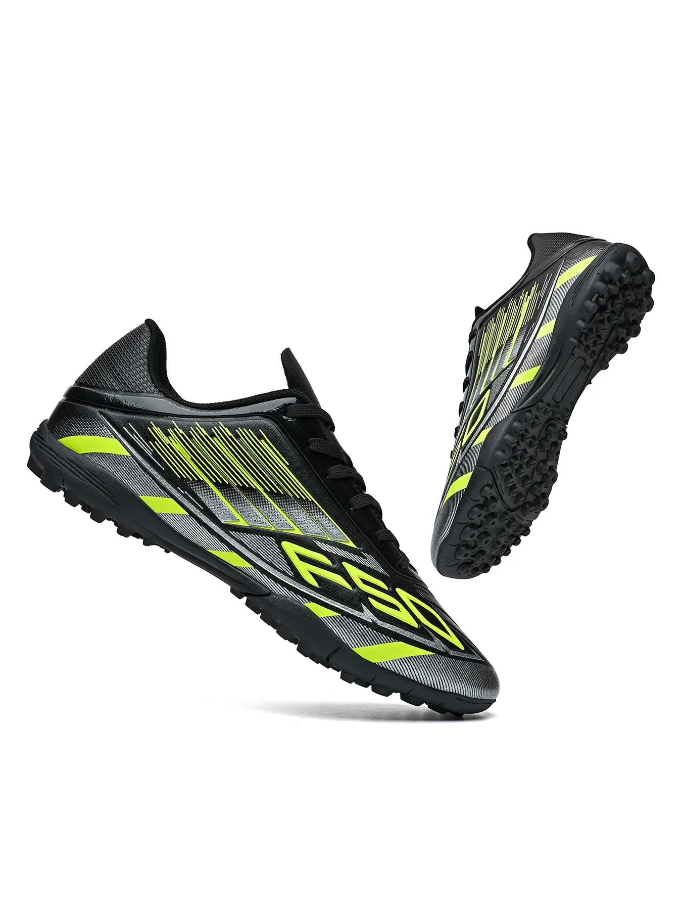 Men Women Kids TF Turf Soccer Cleats Training Wear Non-Slip Wear-Resistant PU Fabric Rubber Sole