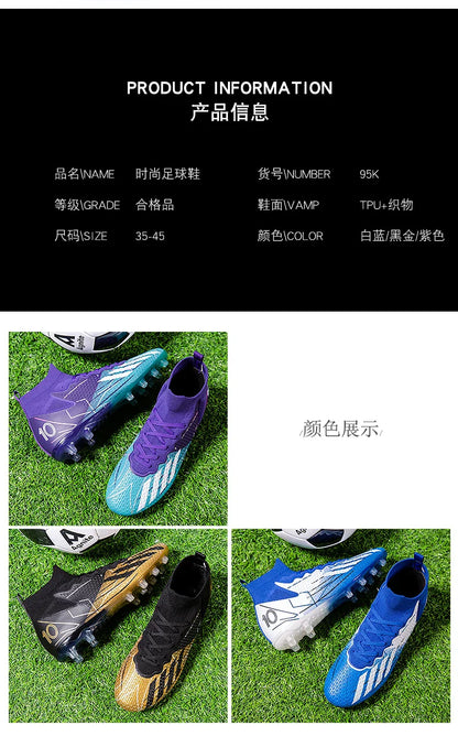 High quality TF/FG sports football shoes, personalized and fashionable football training shoes