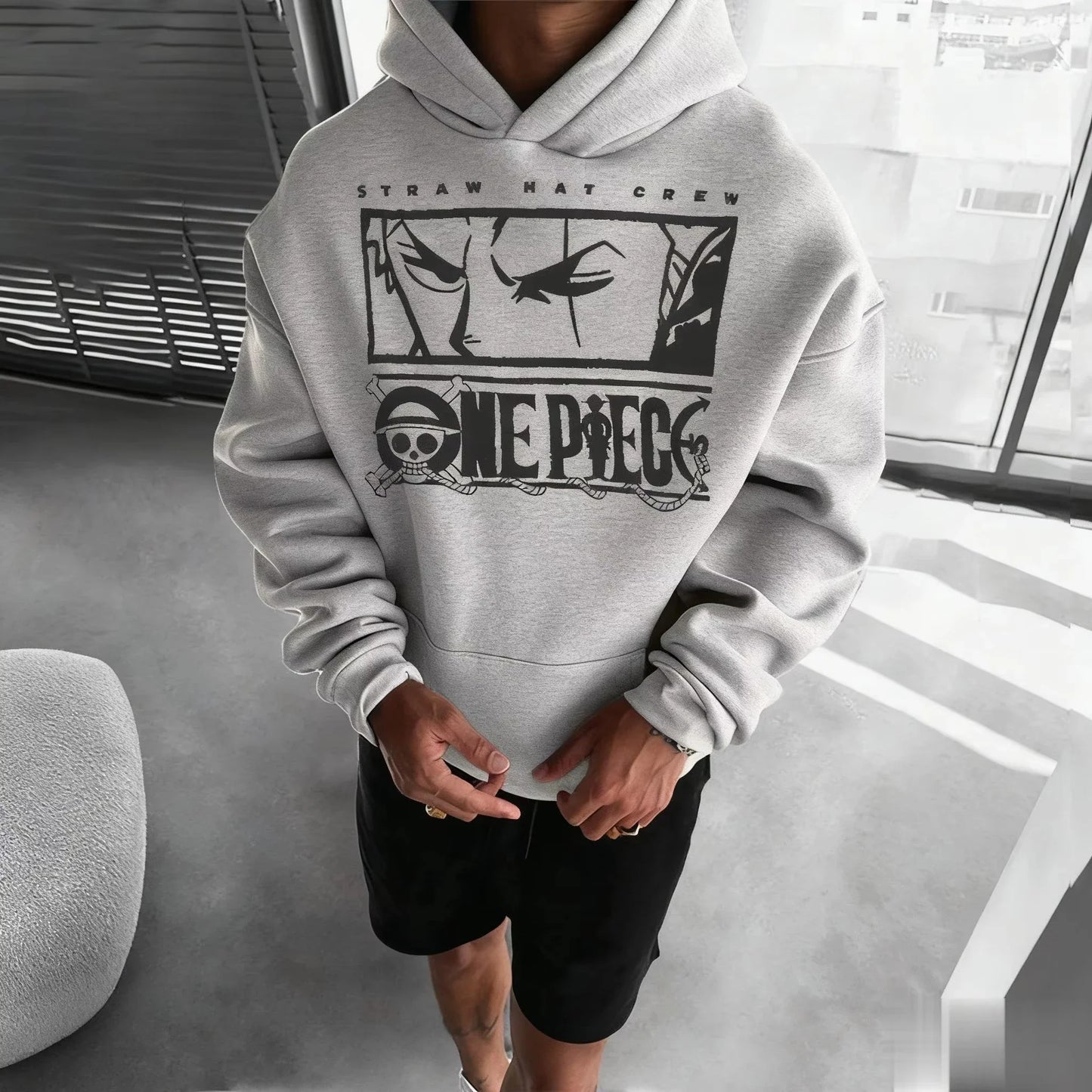 Hoodie  Spring/Autumn Men's New Loose Casual Street Hip Hop Parent Child Sweater Top