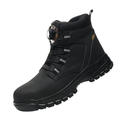 Fashion Safety Shoes Men's Work Steel Toe Caps Male Indestructible Protective Shoes Puncture-Proof Security Footwear Work Boots