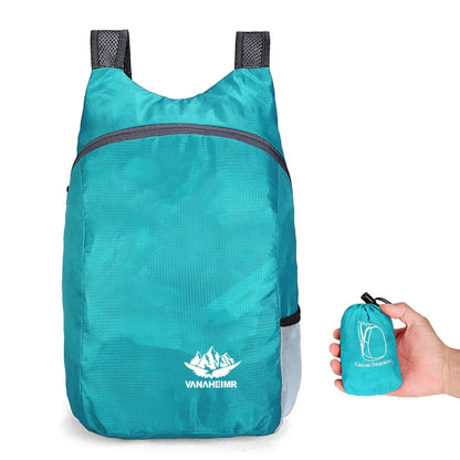 15L Lightweight Packable Backpack Foldable ultralight Outdoor Folding Backpack Travel Sports Bag Hiking Daypack for Men Women