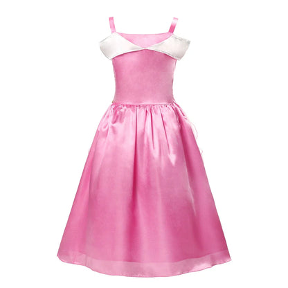 Children's Princess Dress Girls Sleeping Beauty Aurora Princess Party Dress up Halloween Costume Kids Clothing Birthday Gift