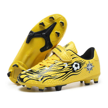 Children Soccer Shoes Kids Football Boots Cleats Boys Lightweight Training Boots Youth Outdoor Futsal Shoes Non-slip Sneakers