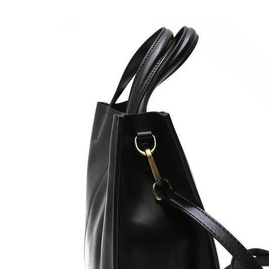 Minimalist Vintage Genuine Leather Tote Women Luxury Classic Top-handle Bag Large Capacity Cross body Shoulder Handbags Business