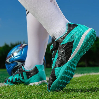 Kids Soccer Cleats Unisex Child Turf Soccer Shoes Indoor Youth Football Boots Artificial Ground Trainning Futsal Sneaker Outdoor