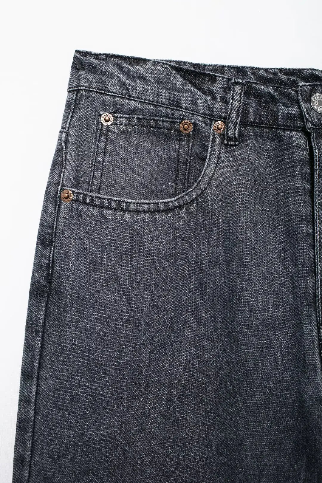 Women's Street Fashion Denim Blue Jeans Distressed Patchwork High Waist Zipper Fly Ripped Retro Long Pants