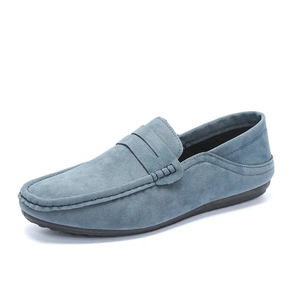 New Suede Men Casual Shoes Fashion Male Lazy Shoes Breathable Comfort Slip-on Mens Driving Shoes Luxury Brand Loafers Moccasins