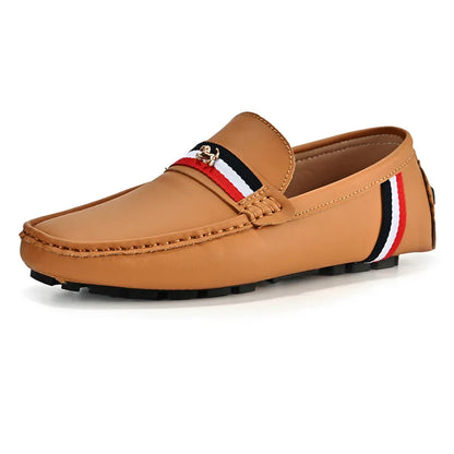 Loafers Men Driving Shoes Casual Shoes Comfortable Classic PU Leather Loafers Business Shoes Slip on Walking Men Loafers Shoes