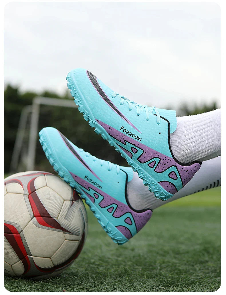 2026 New Men Soccer Shoes Breathable Football Boots FG/TF Turf Boots Non-Slip Wear Resistant Adult Outdoor Training Match Sports