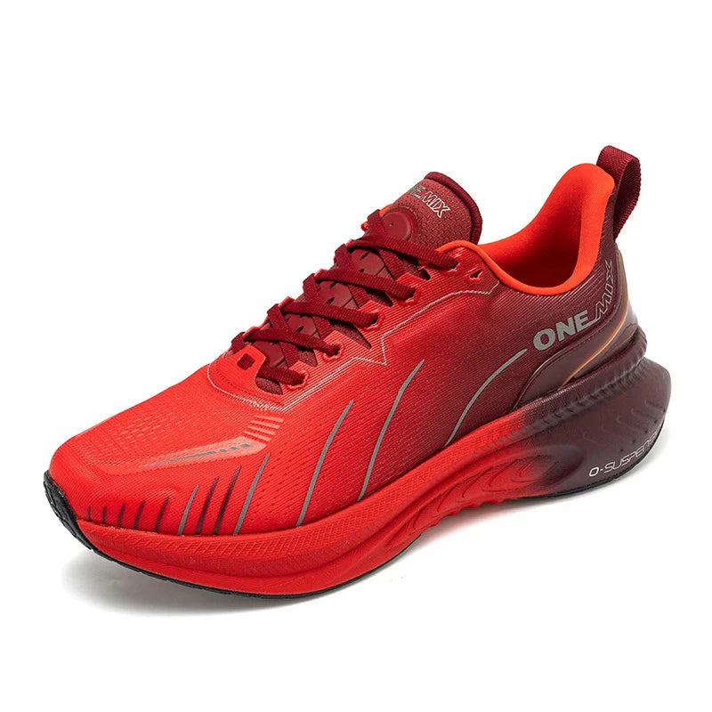 Cushioning Running Shoes For Men Suitable Heavy Runners Lace Up Sports Women Non-slip Outdoor Athletic Male Sneakers