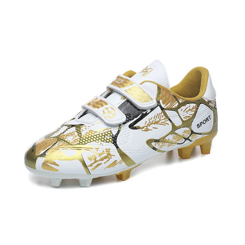 Professional Football Shoes Kids Futsal Sneakers Outdoor Low-cut Soccer Shoes Boys Lightweight Non-slip Children's Sports Shoes