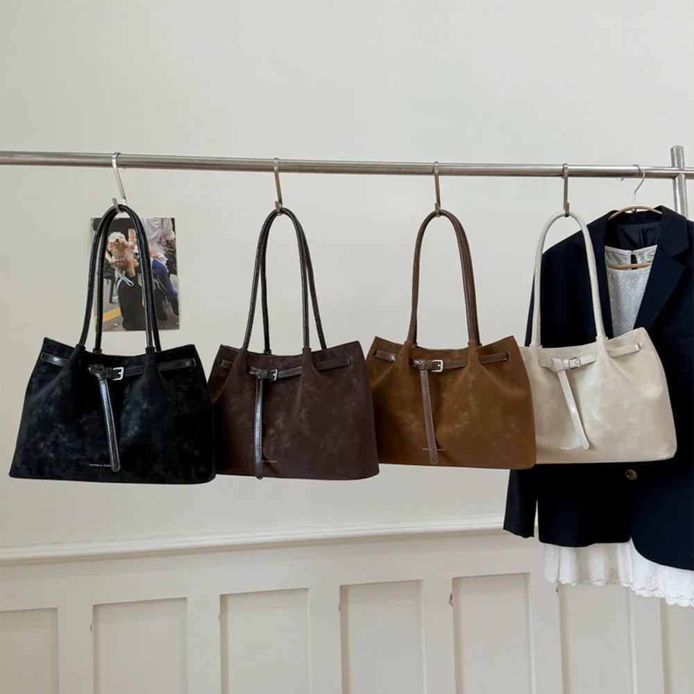 Retro Underarm Bag for Women, New Trendy Fashion, Casual Commuter Tote Bag, Large Capacity Shoulder Bag