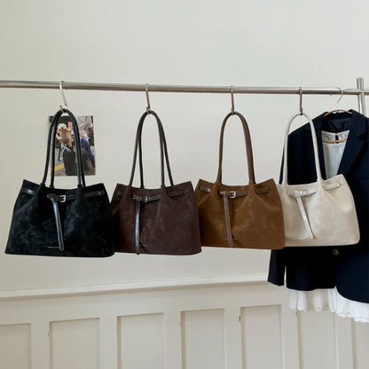 Retro Underarm Bag for Women, New Trendy Fashion, Casual Commuter Tote Bag, Large Capacity Shoulder Bag