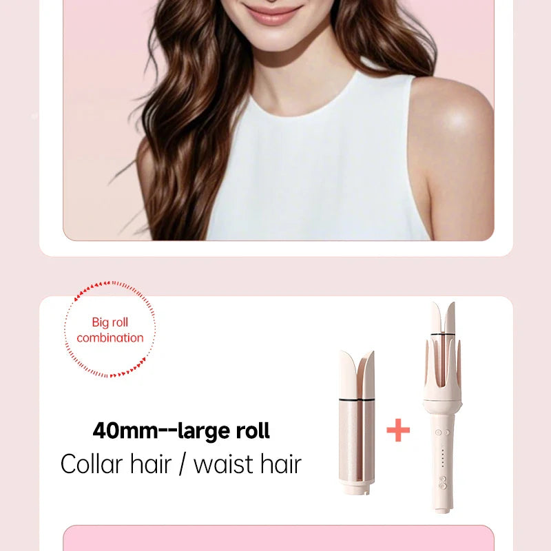 32MM Automatic Hair Curler Auto Rotating Ceramic Hair Roller 40mm Big waver Professional Curling Iron Curling Wand Hair Waver