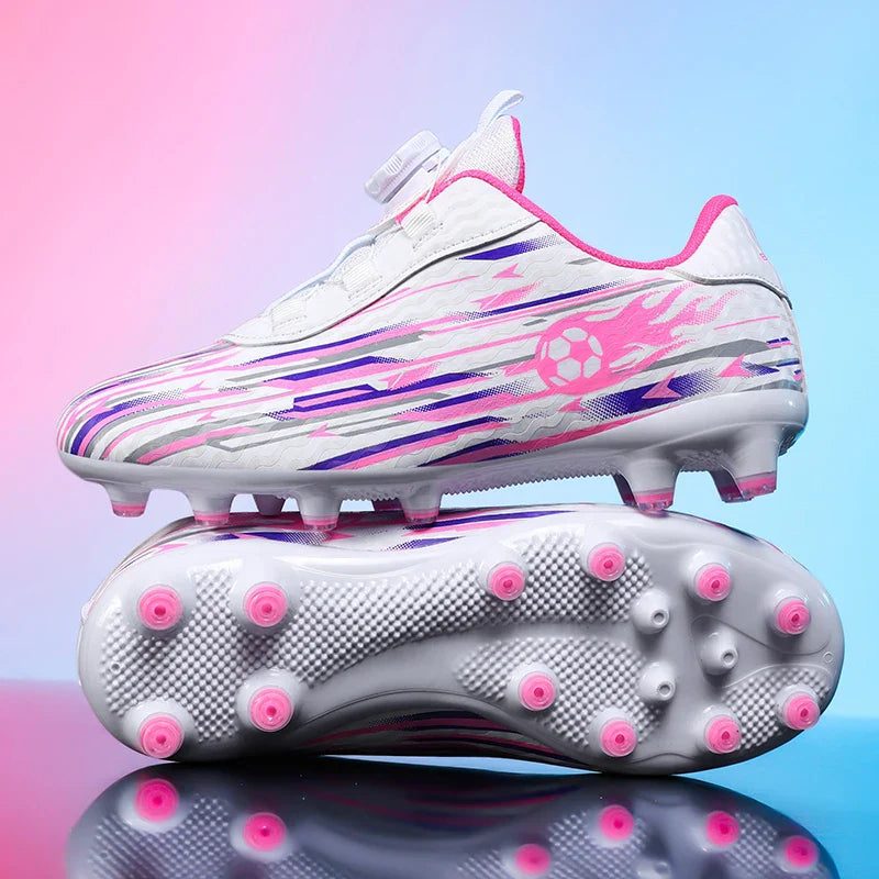 New Kids Football Field Boots Boys Girls Indoor Soccer Shoes Society Futsal Non Slip Professional Fast Men Soccer Cleats Sneaker